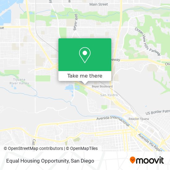 Mapa de Equal Housing Opportunity