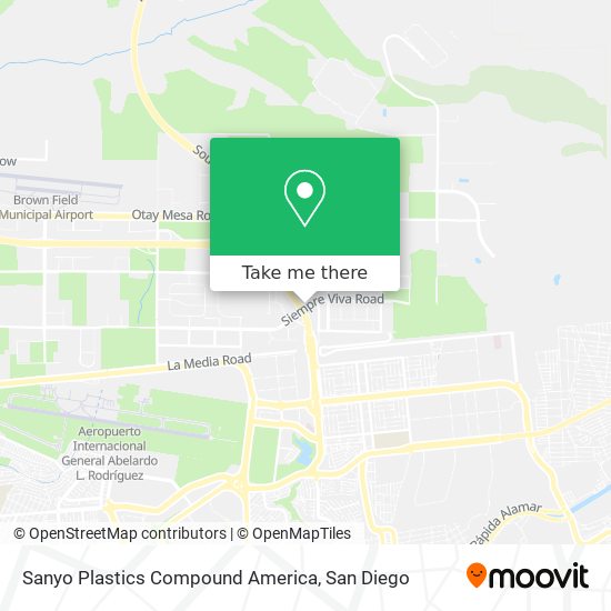 Mapa de Sanyo Plastics Compound America