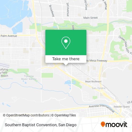 Southern Baptist Convention map