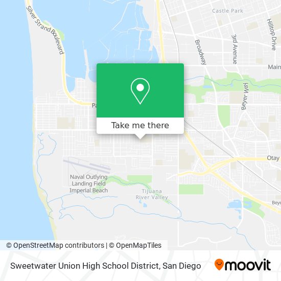 Mapa de Sweetwater Union High School District