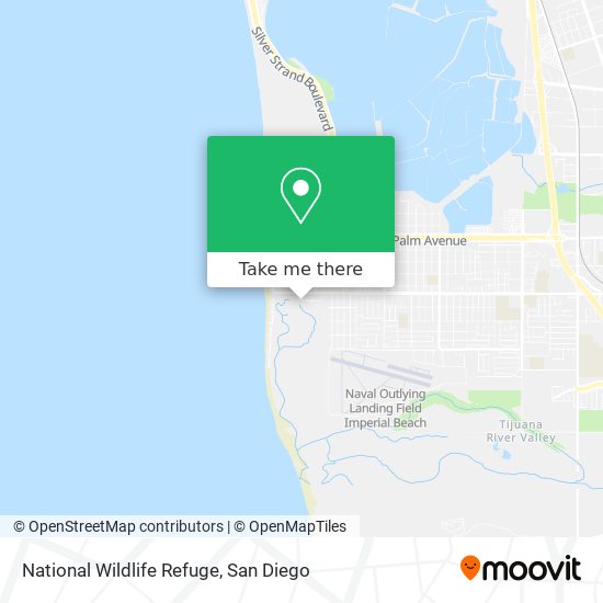 National Wildlife Refuge map