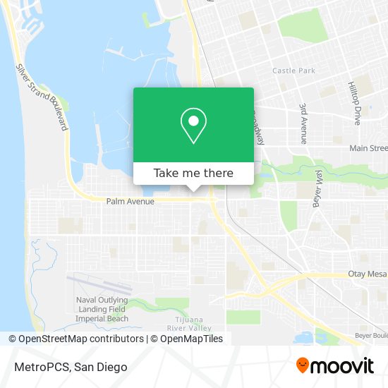 MetroPCS map