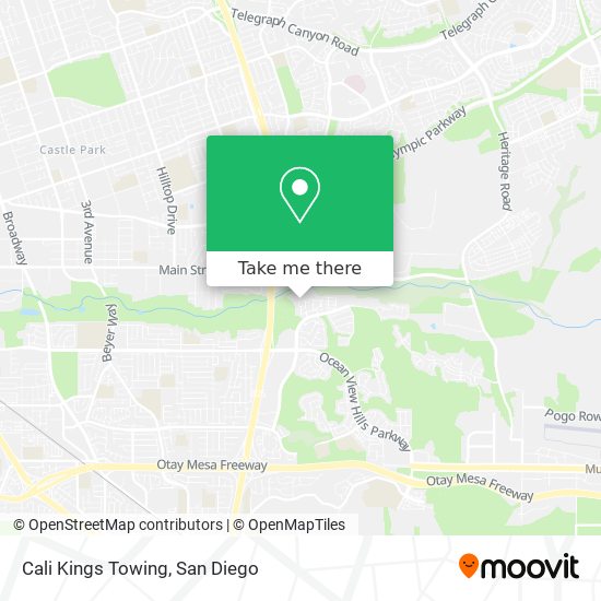 Cali Kings Towing map