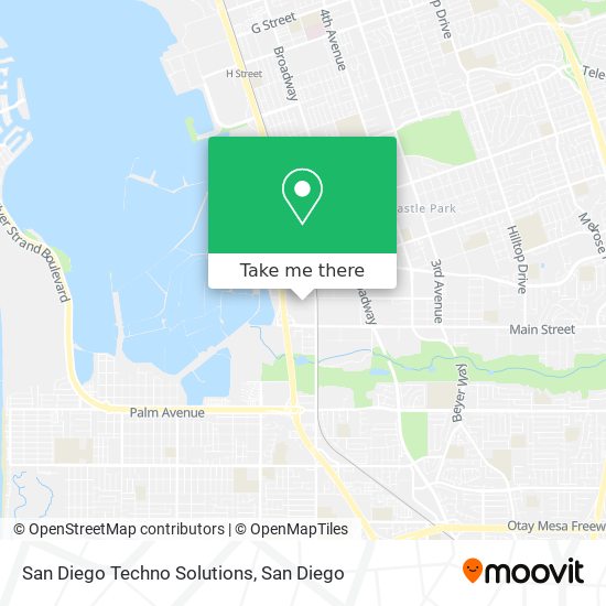 San Diego Techno Solutions map