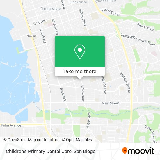 Children's Primary Dental Care map