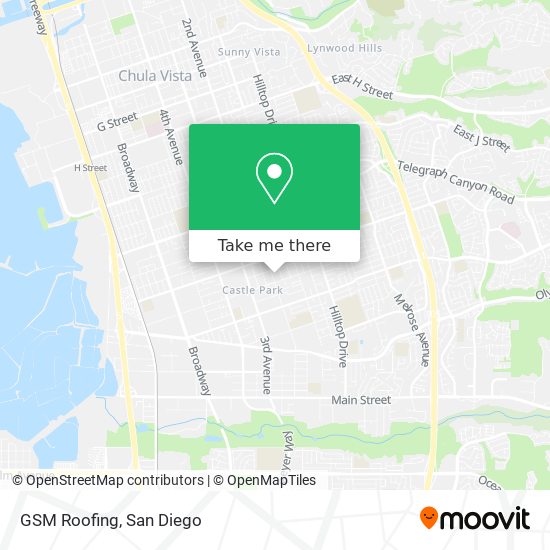 GSM Roofing map