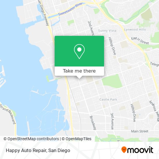 Mapa de Happy Auto Repair