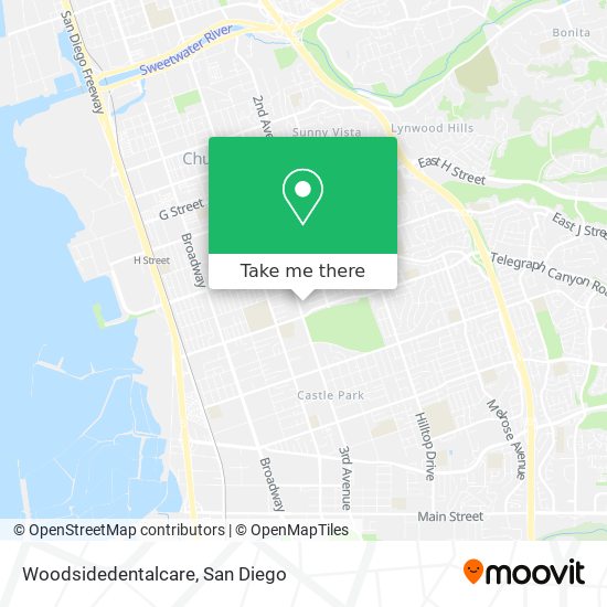 Mapa de Woodsidedentalcare