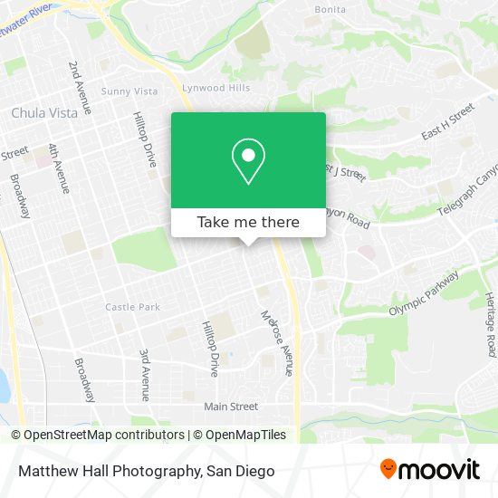 Matthew Hall Photography map