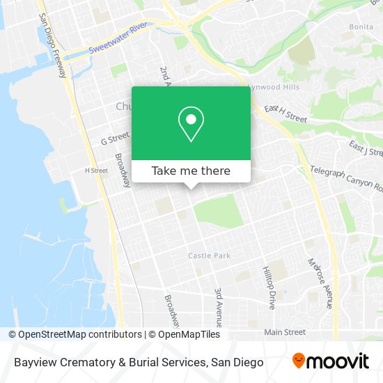 Mapa de Bayview Crematory & Burial Services