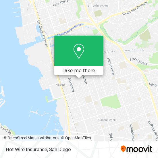 Hot Wire Insurance map