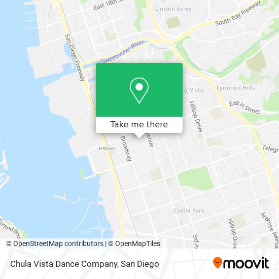 Chula Vista Dance Company map