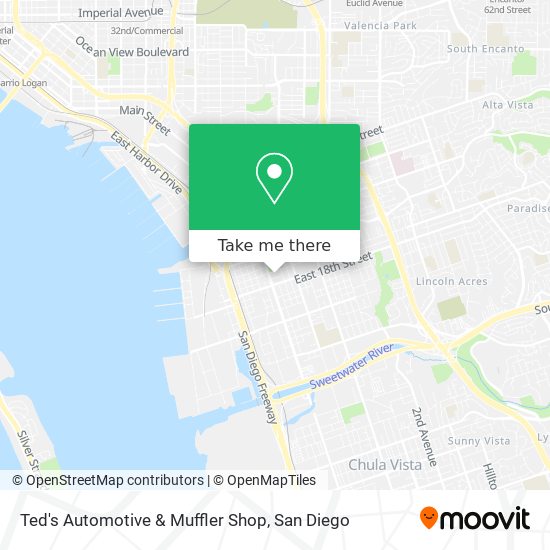 Ted's Automotive & Muffler Shop map