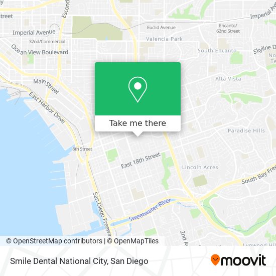 Smile Dental National City map