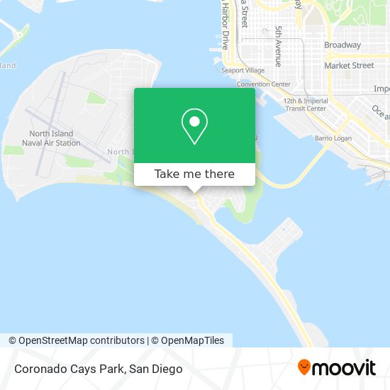 Mapa de Coronado Cays Park