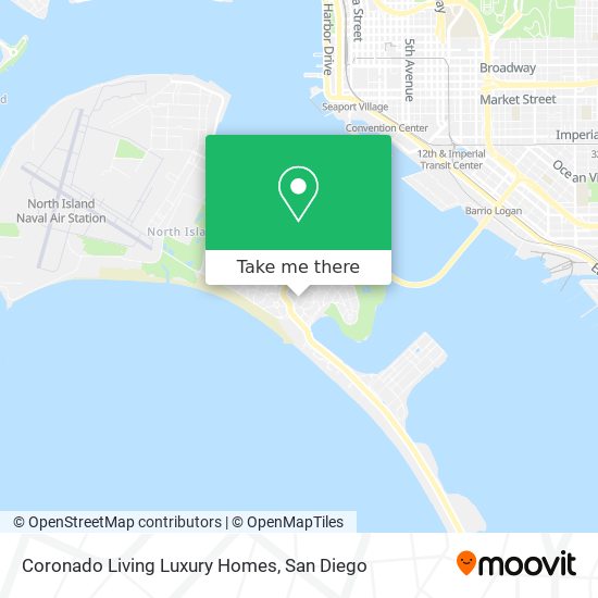 Coronado Living Luxury Homes map