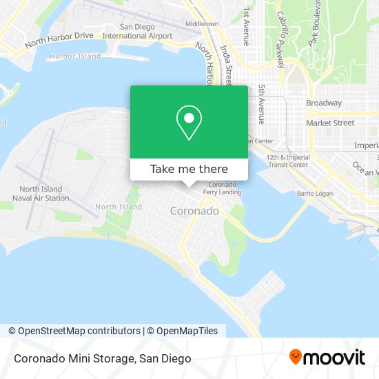 Coronado Mini Storage map