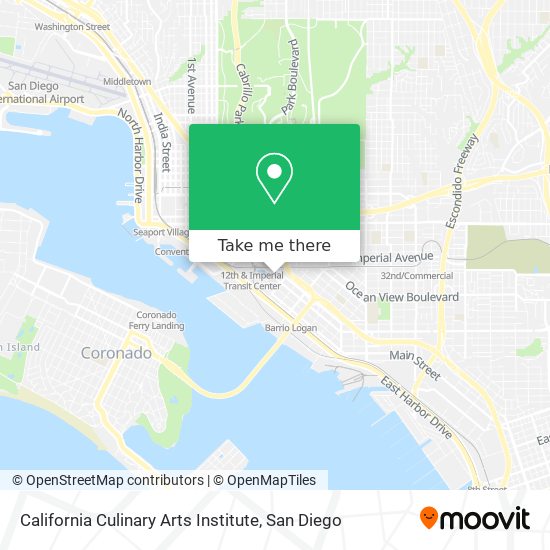 California Culinary Arts Institute map