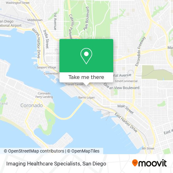 Imaging Healthcare Specialists map