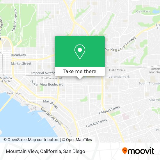 Mapa de Mountain View, California