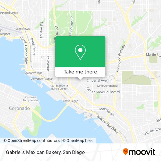 Gabriel's Mexican Bakery map