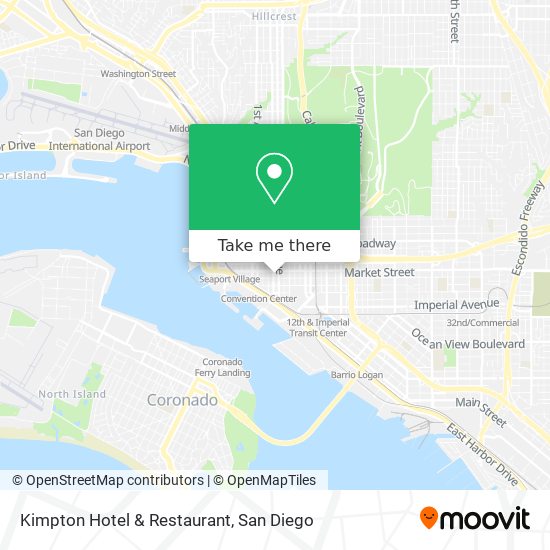 Mapa de Kimpton Hotel & Restaurant