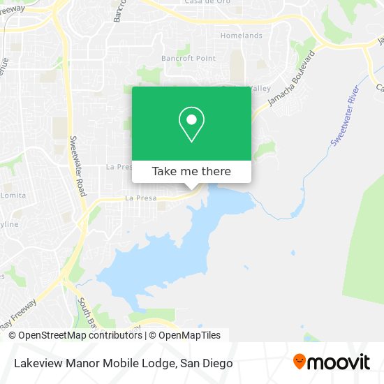 Mapa de Lakeview Manor Mobile Lodge