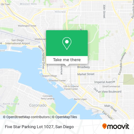 Mapa de Five Star Parking Lot 1027