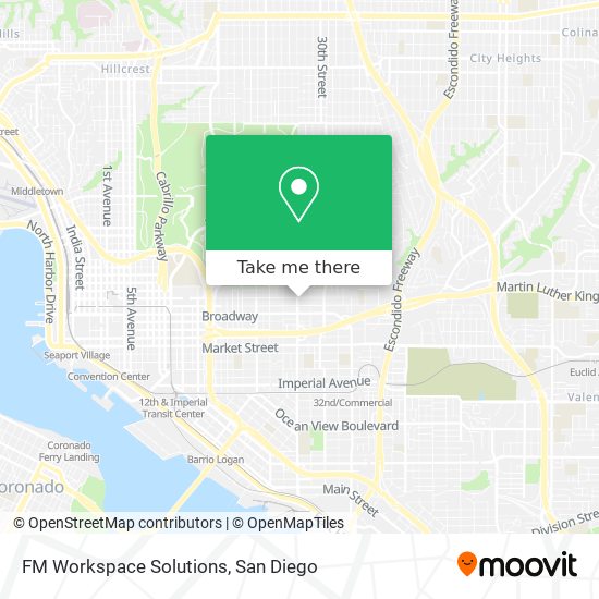 Mapa de FM Workspace Solutions