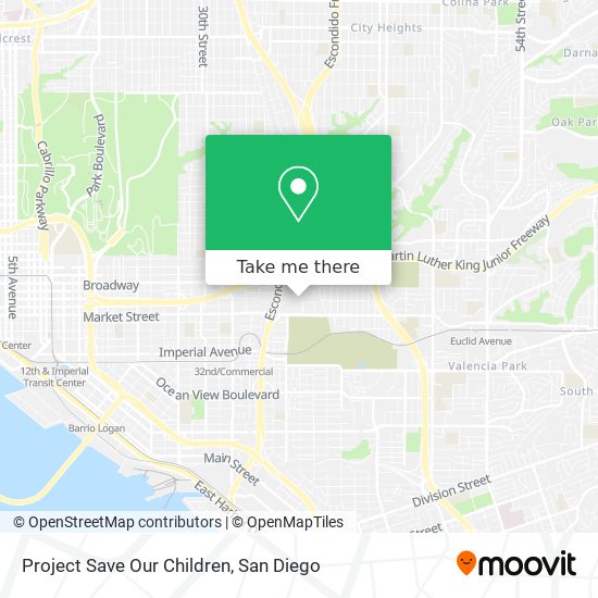 Project Save Our Children map