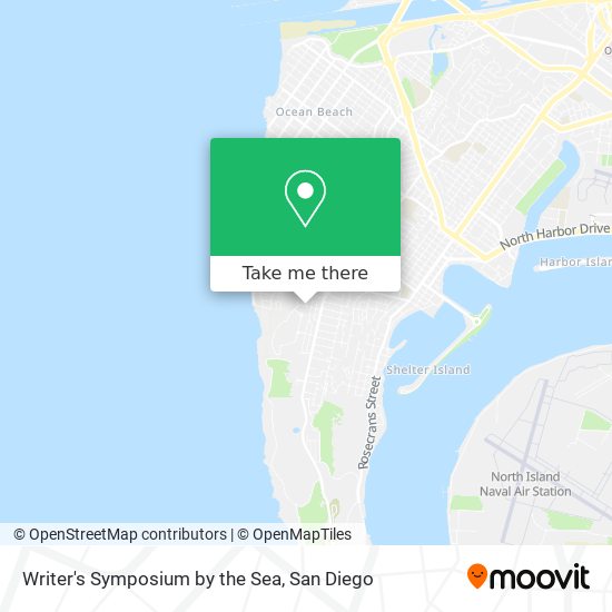 Mapa de Writer's Symposium by the Sea