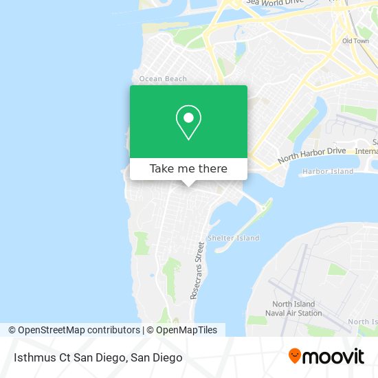 Mapa de Isthmus Ct San Diego