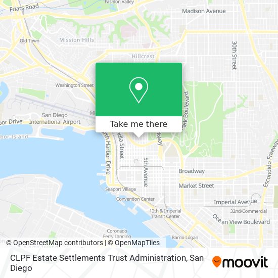 CLPF Estate Settlements Trust Administration map