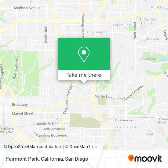 Mapa de Fairmont Park, California