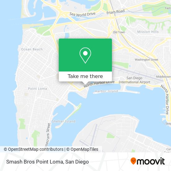 Smash Bros Point Loma map