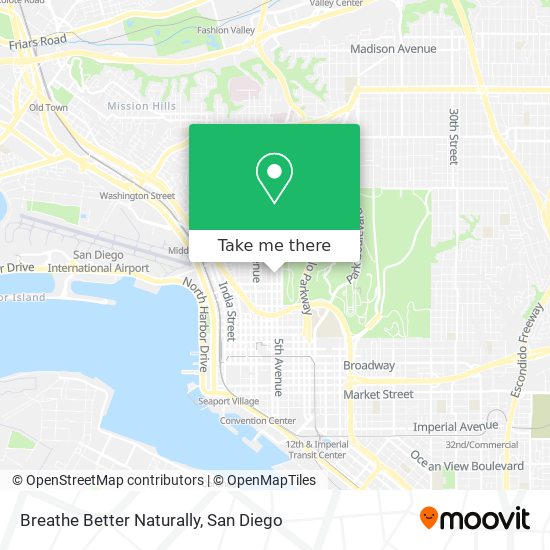 Mapa de Breathe Better Naturally