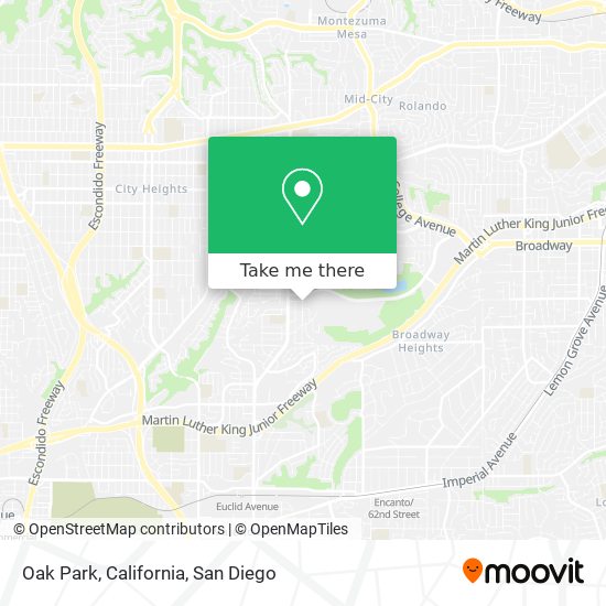 Mapa de Oak Park, California