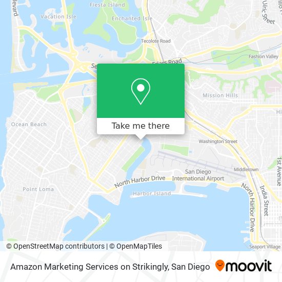Amazon Marketing Services on Strikingly map