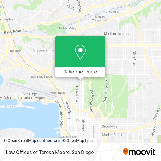 Law Offices of Teresa Moore map