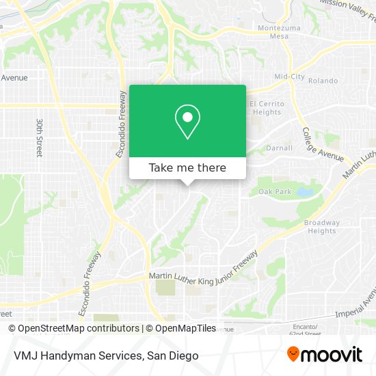 VMJ Handyman Services map
