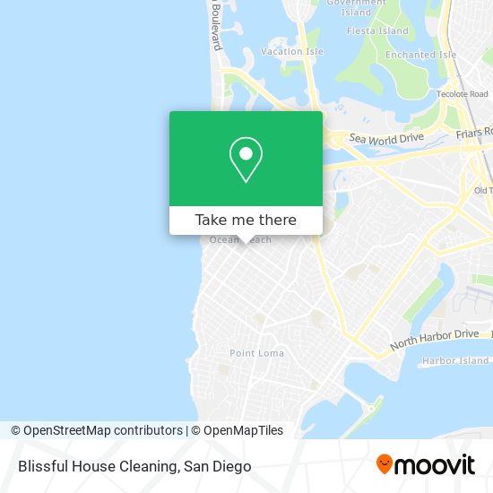 Blissful House Cleaning map
