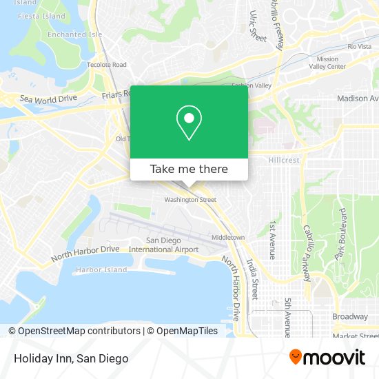 Holiday Inn map