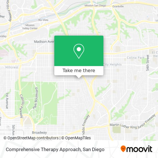 Comprehensive Therapy Approach map