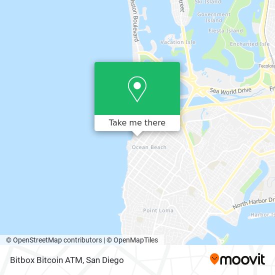Mapa de Bitbox Bitcoin ATM