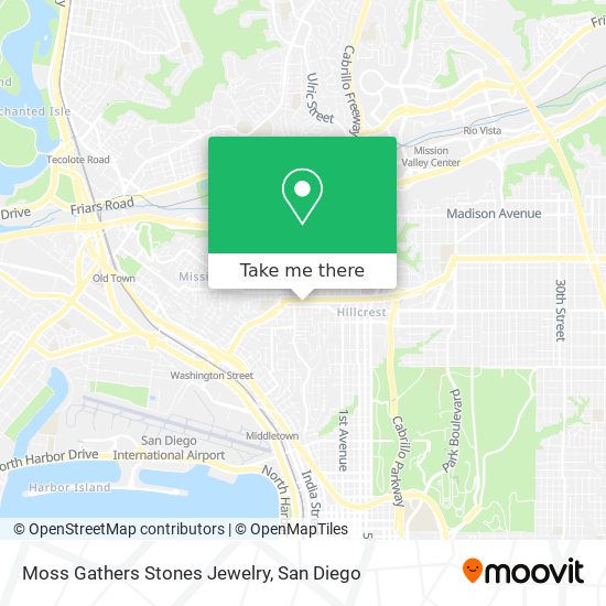 Moss Gathers Stones Jewelry map