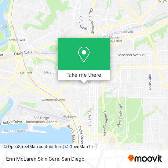 Erin McLaren Skin Care map