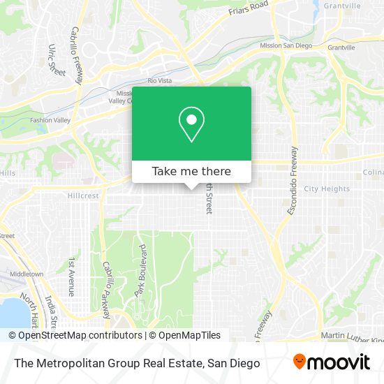 The Metropolitan Group Real Estate map