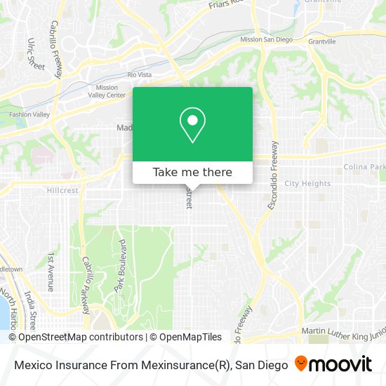 Mexico Insurance From Mexinsurance(R) map