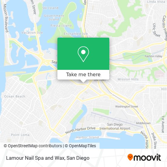 Lamour Nail Spa and Wax map