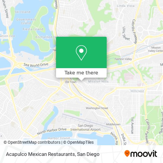 Mapa de Acapulco Mexican Restaurants
